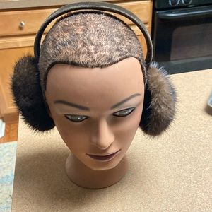 Genuine Mink Fur Earmuffs